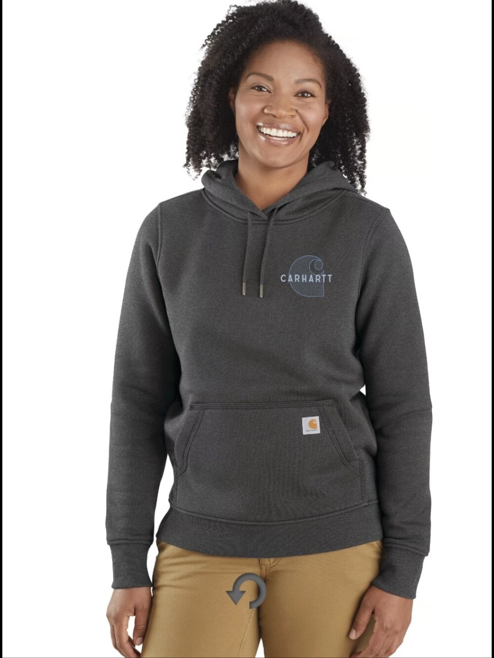 Carhartt Womens Rain Defender Relaxed Fit Hoodie Sz.XL NWT